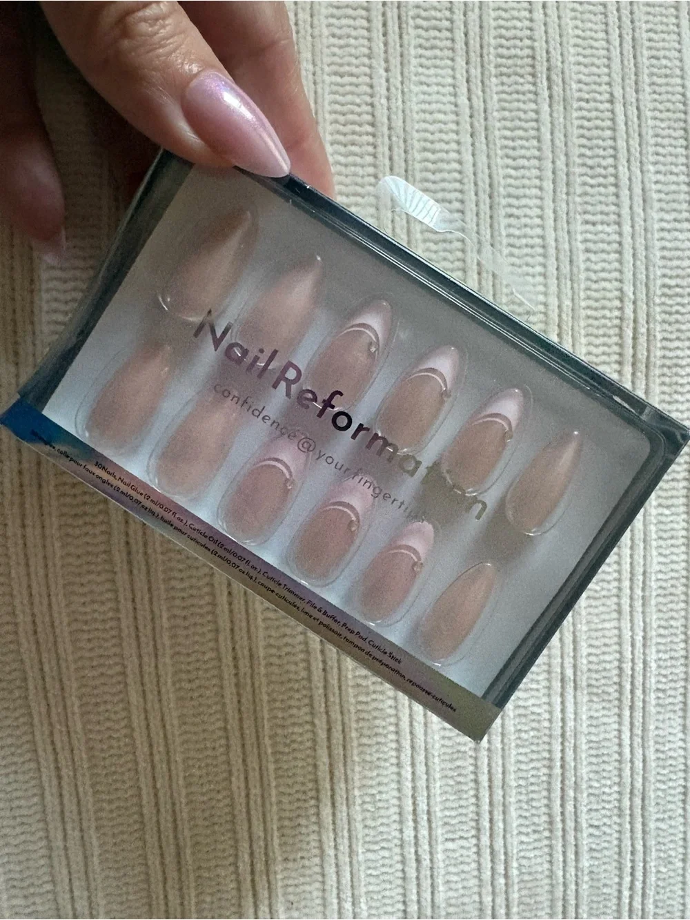 Nail Reformation Press-On Nails in Soft Pink Pearl